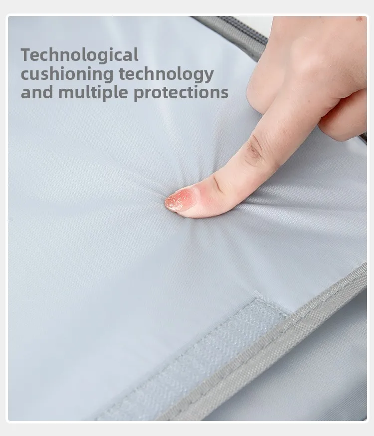 Leichte Laptop-Aktentasche 11,6-15,6 Zoll Wasserdichte Oxford-Handtasche für Geschäftsreisen – Detail 9