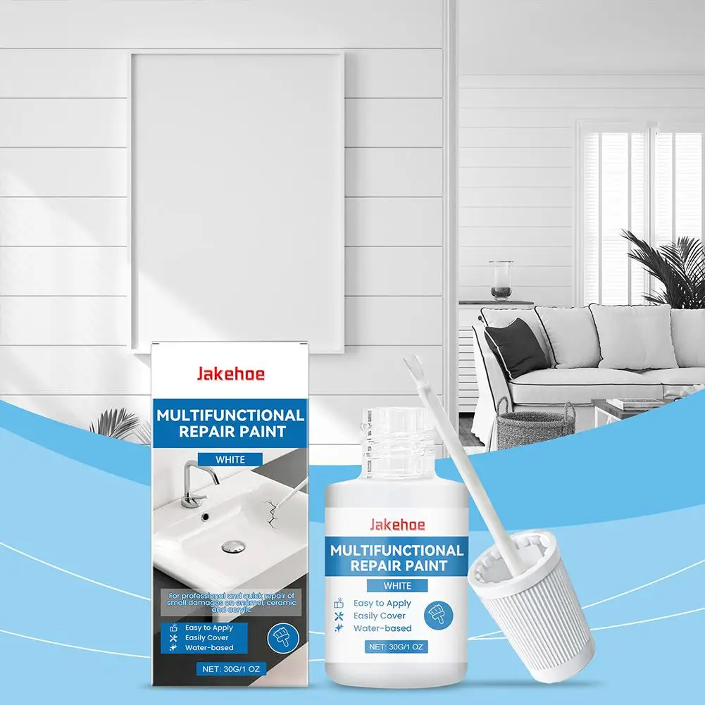 Vernice multiuso per riparazione, copertura impermeabile per ristrutturazione del bagno, graffi e difetti delle pareti, riparazione multiuso della vernice P1N8