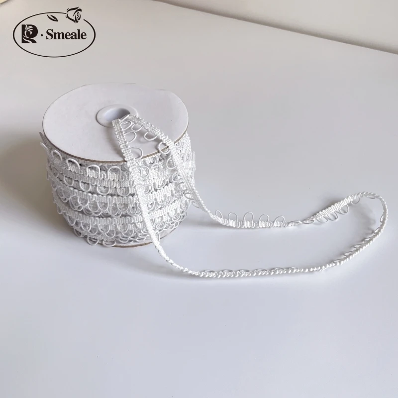3 Yards/Lot Hochzeitskleid Rückenverschluss-Seil Manuelles DIY-Zubehör Verschluss-Knopfloch Kleidungszubehör RS140 – Detail 5