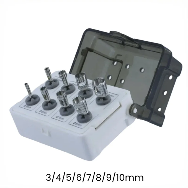 Dental Implant Drills Long Short Dental Trephine Burs Stainless Steel Dental Surgical Implant Tools Dentistry