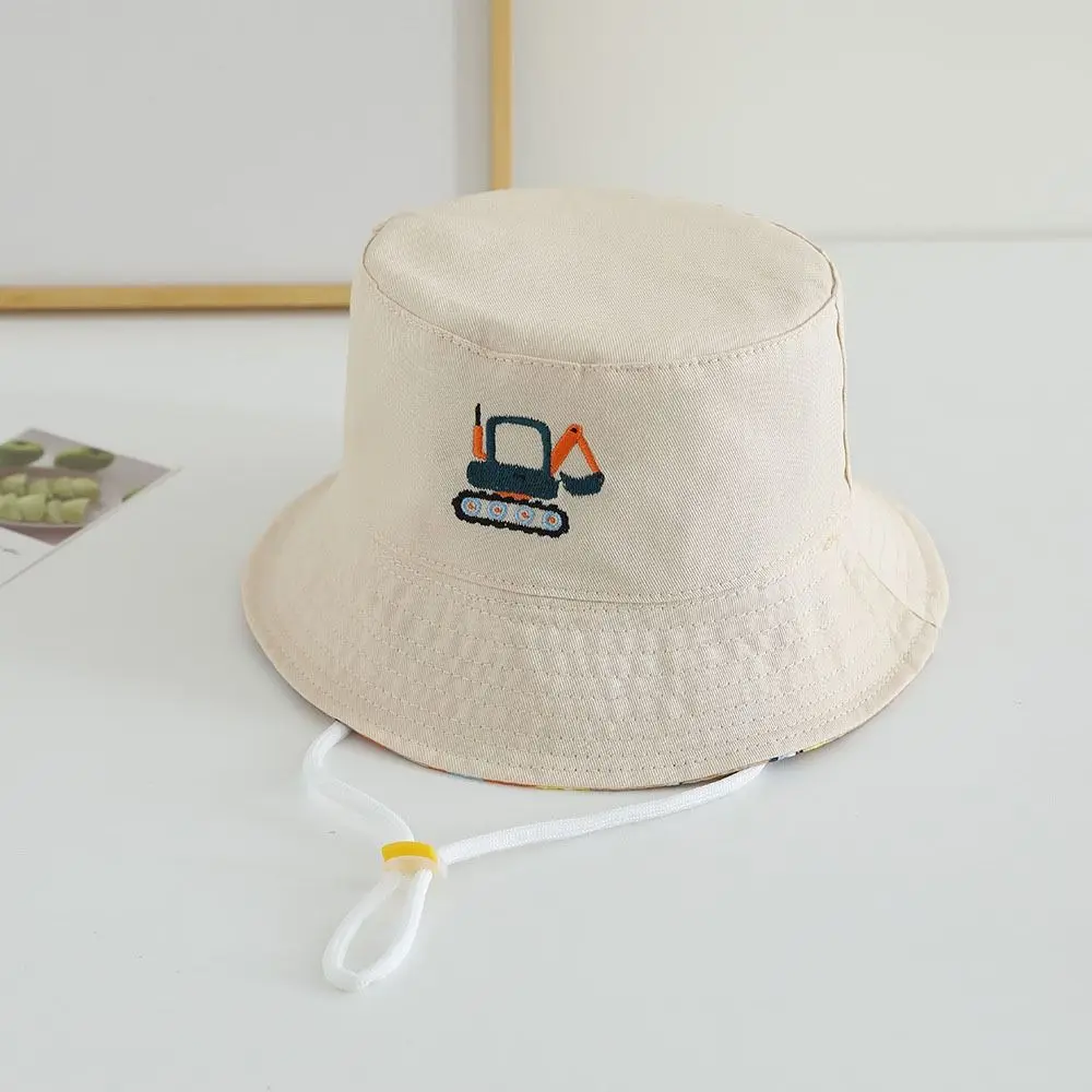 

Fashion Cartoon Dinosaur Children Fisherman Hat Windproof Embroidery Bucket Hat Panama Hat Anti UV Baby Capybara Sun Cap Boy