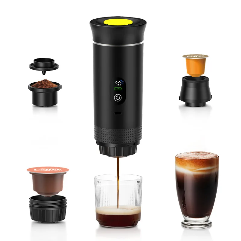 20Bar Smart Digital Display Coffee Machine Automatic Capsule Espresso Maker Portable Heater