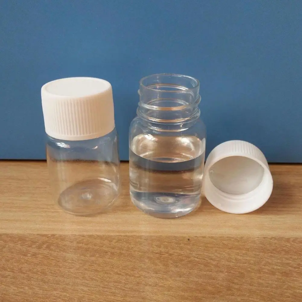 

10Pcs 15ml Empty Pill Sample Medicine Solid Powder Case Bottle Storage Container Plastic PET Clear Empty Seal Bottles Pill Vial