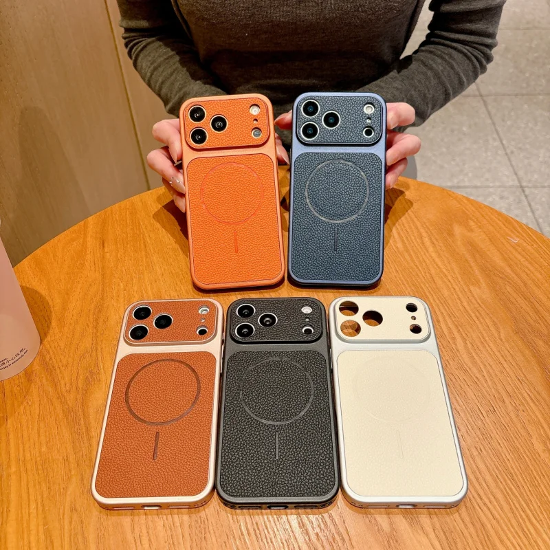 

Seconds Change17Lychee-patterned leather magnetic attachment is suitable forairPopular phone case13/14Mobile phone case trends15