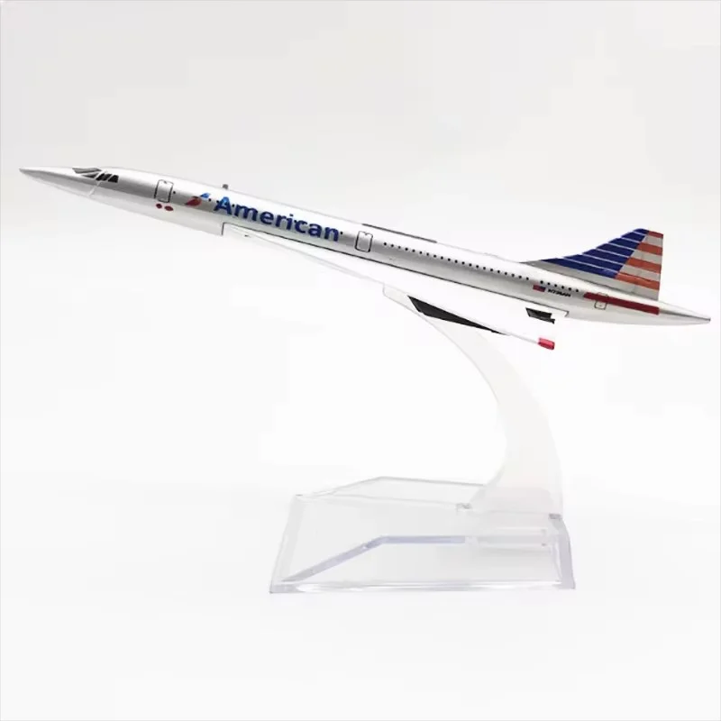 16 سنتيمتر 1:400 مقياس كونكورد الهواء الفرنسية/الخطوط الجوية البريطانية الولايات المتحدة كونكورد طائرة نموذج طائرة طائرة سبيكة دييكاست طائرة