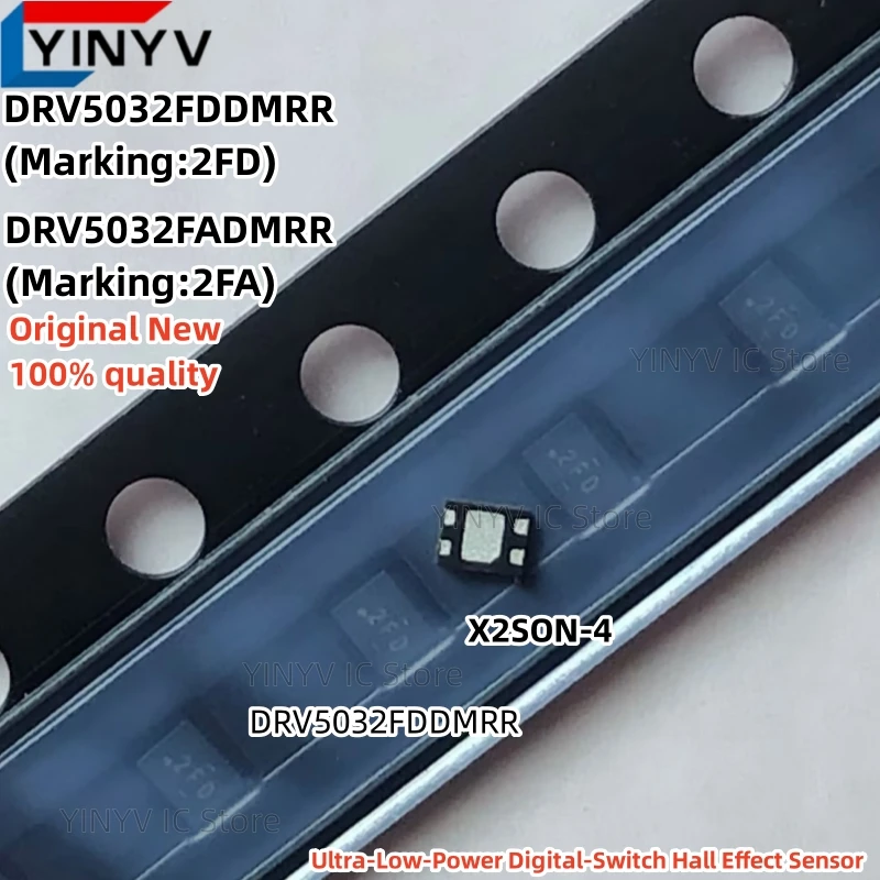 10Pcs DRV5032FDDMRR 2FD DRV5032FADMRR 2FA DRV5032 DRV5032FDDMRT DRV5032FADMRT Ultra-Low-Power Digital-Switch Hall Effect Sensor