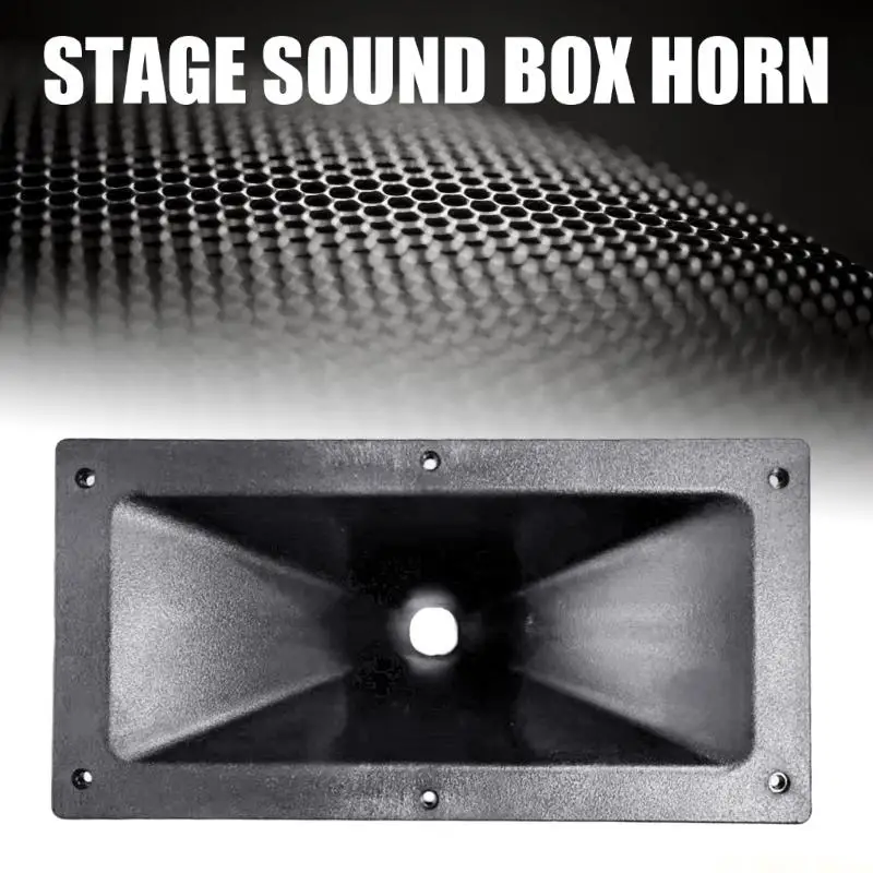 E56B Easy Installation Plastic Speaker Horn 295x145mm For Efficient Sound Amplification In Theaters Public Address Systems