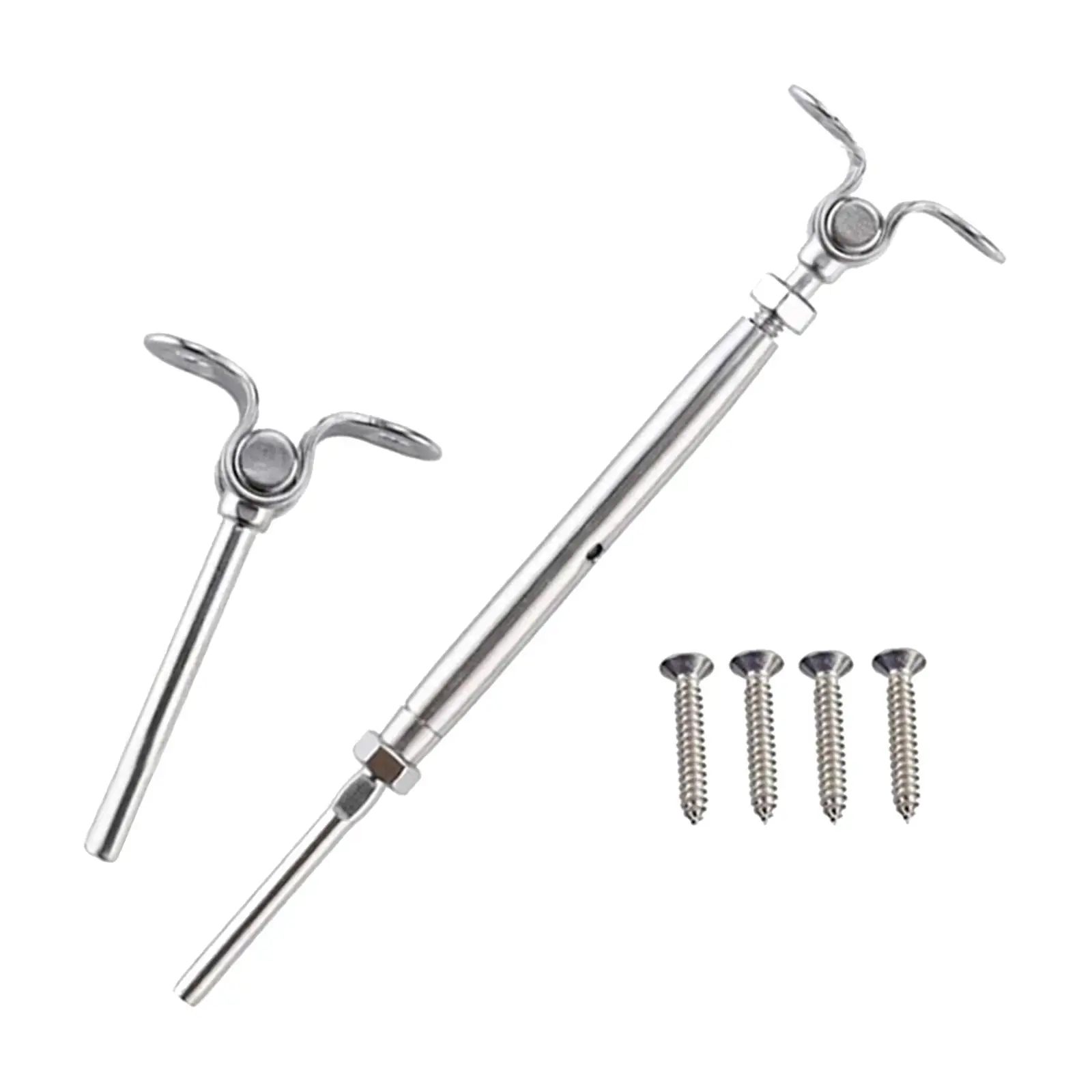 Deck Cable Railing Kit for Wood Post Easy to Use Practical Adjustable Angle Parts for Repairing Wire Rope Cable Stair Railing