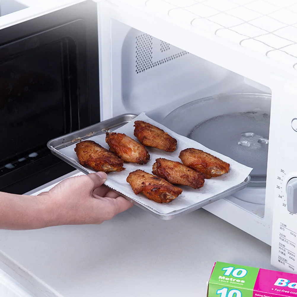 

2 Rolls 30Cm X 10M Baking Parchment Paper Silicone Non-Stick Sheets For Cake Pan Liner Microwave Oven Use Baking Paper Kitchen