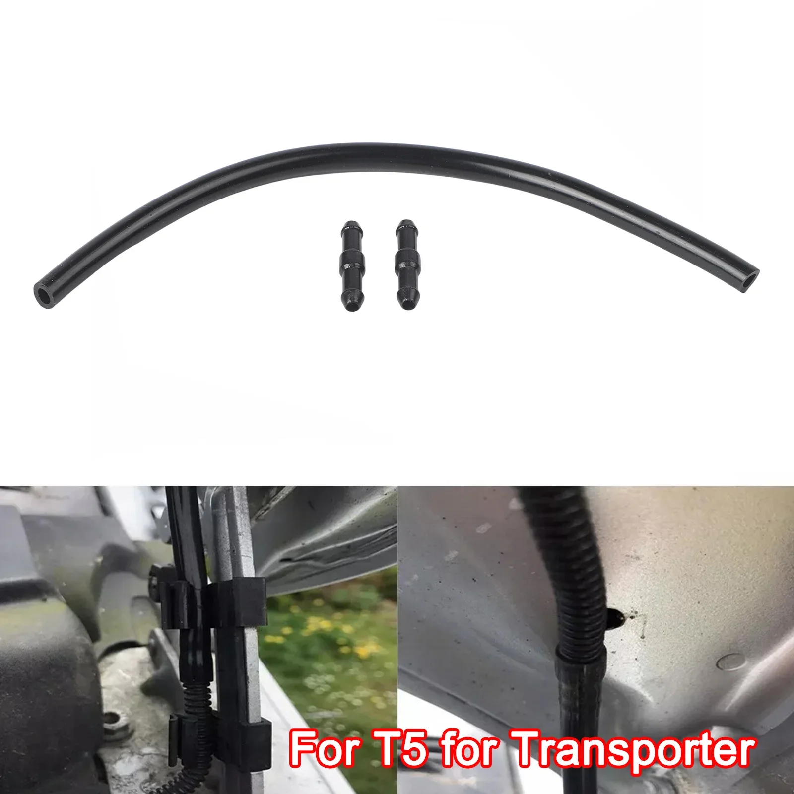 

Washer Pipe Repair Kit 20CM Washing Hose 2PCS Connectors For T5 For Transporter Windshield Washer Hose Repair Kit Tube Plastic