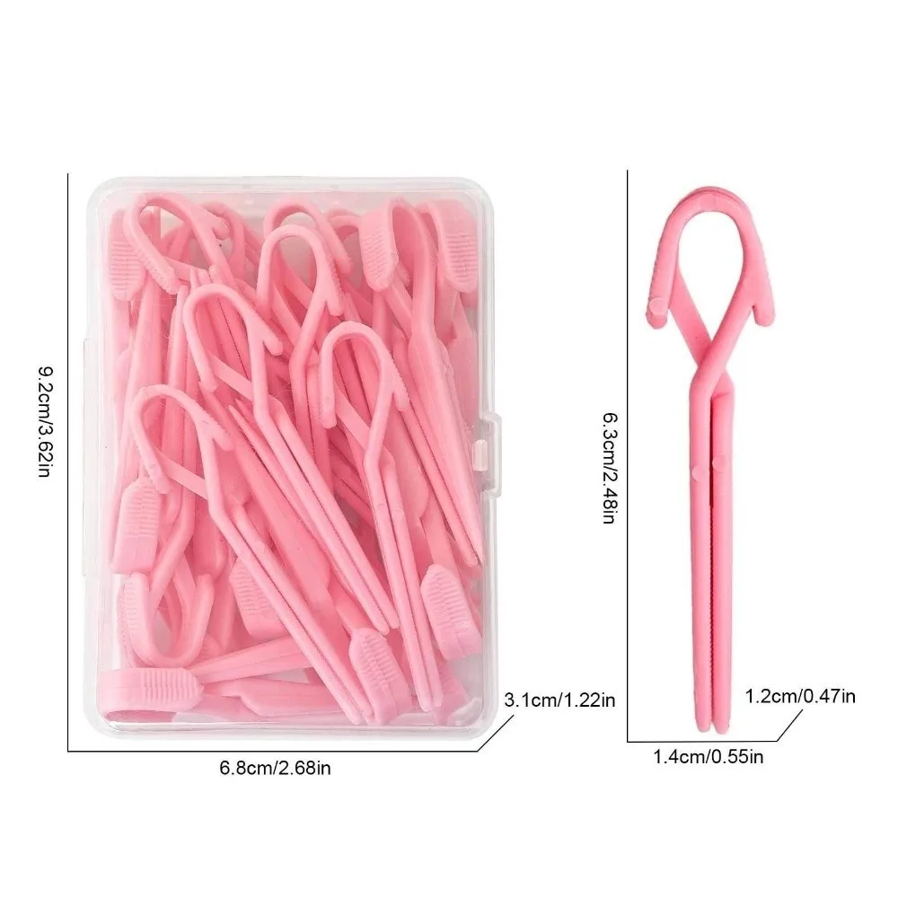 10PCS Portable Nail Oil Anti-Spill Clips Phototherapy Nail Auxiliary Shaping Cross Nail Art Positioning Clips Shaping Tool