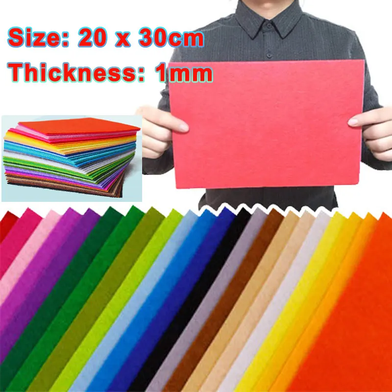 10-40 Stuks Ambachtelijke Vilt Stof Lakens Diverse Kleuren N
