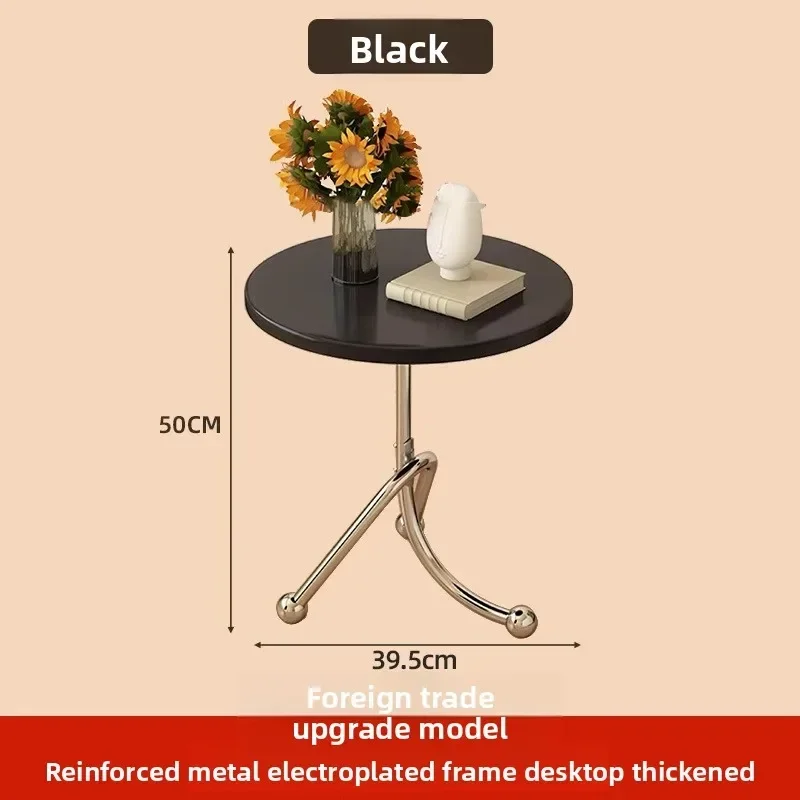 Exquisite Nordic bedroom wrought iron bedside table narrow simple light luxury bedside shelf bedside table small side table