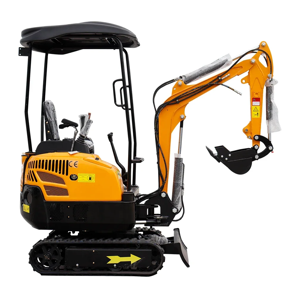 Mini escavatore a avviamento elettrico con prodotto a caldo Mini escavatore piccolo da 1,5 tonnellate