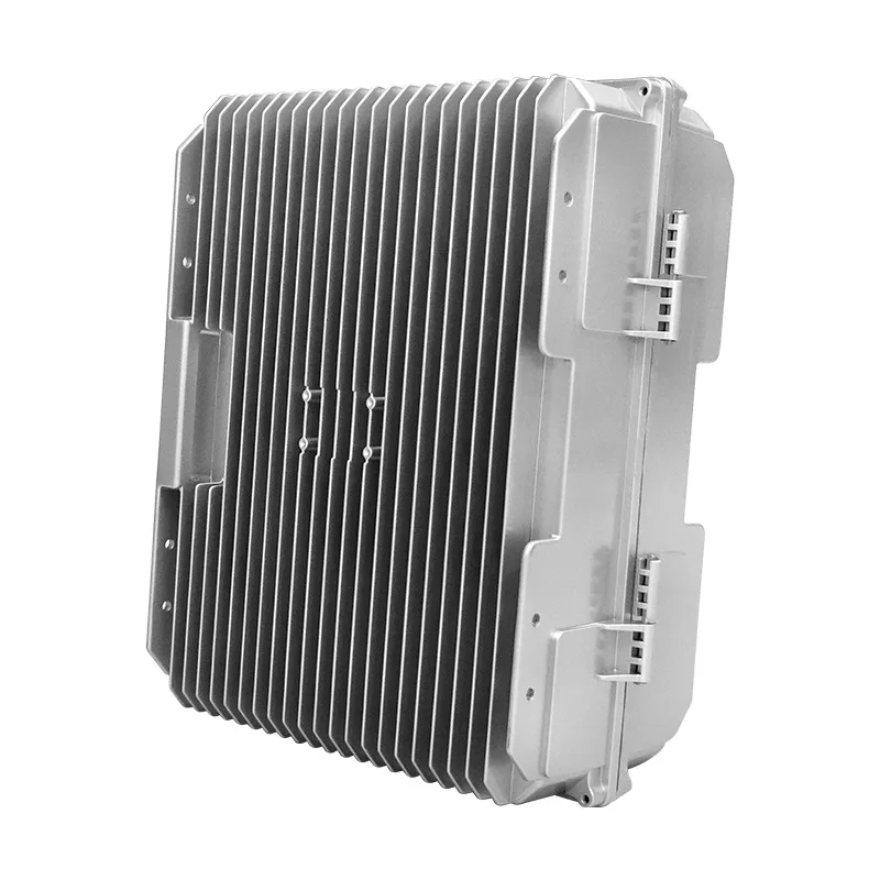 Die Cast Aluminum Enclosure Anti-Corrosion Seamless Integrated 4G 5G Telecom Housing High Power Communication