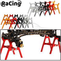 1 SET Simulation Metal Jack Repair Tool Frame Placed Holder for 1/18 1/24 RC Crawler Axial SCX24 AX24 TRX4M FMS24