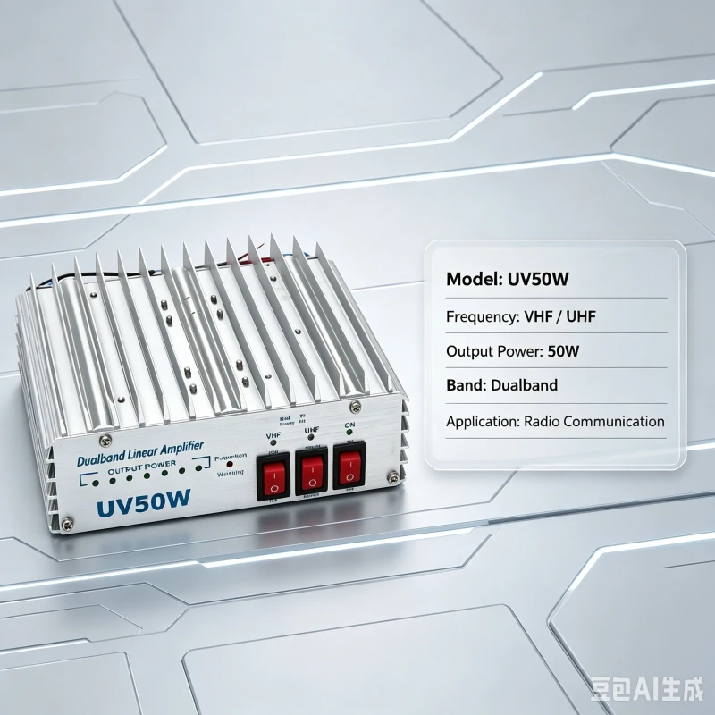 Dual band VHF/UHF Linear high power Amplifier for radio - view 6