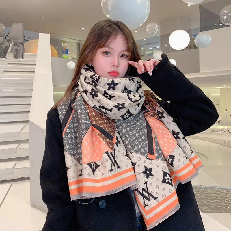 

Fashionable WOMEN Scarf Winter Thick Shawl Office Wrap Elegant Neck Warmer Gift for Women Luxury Women's Brand