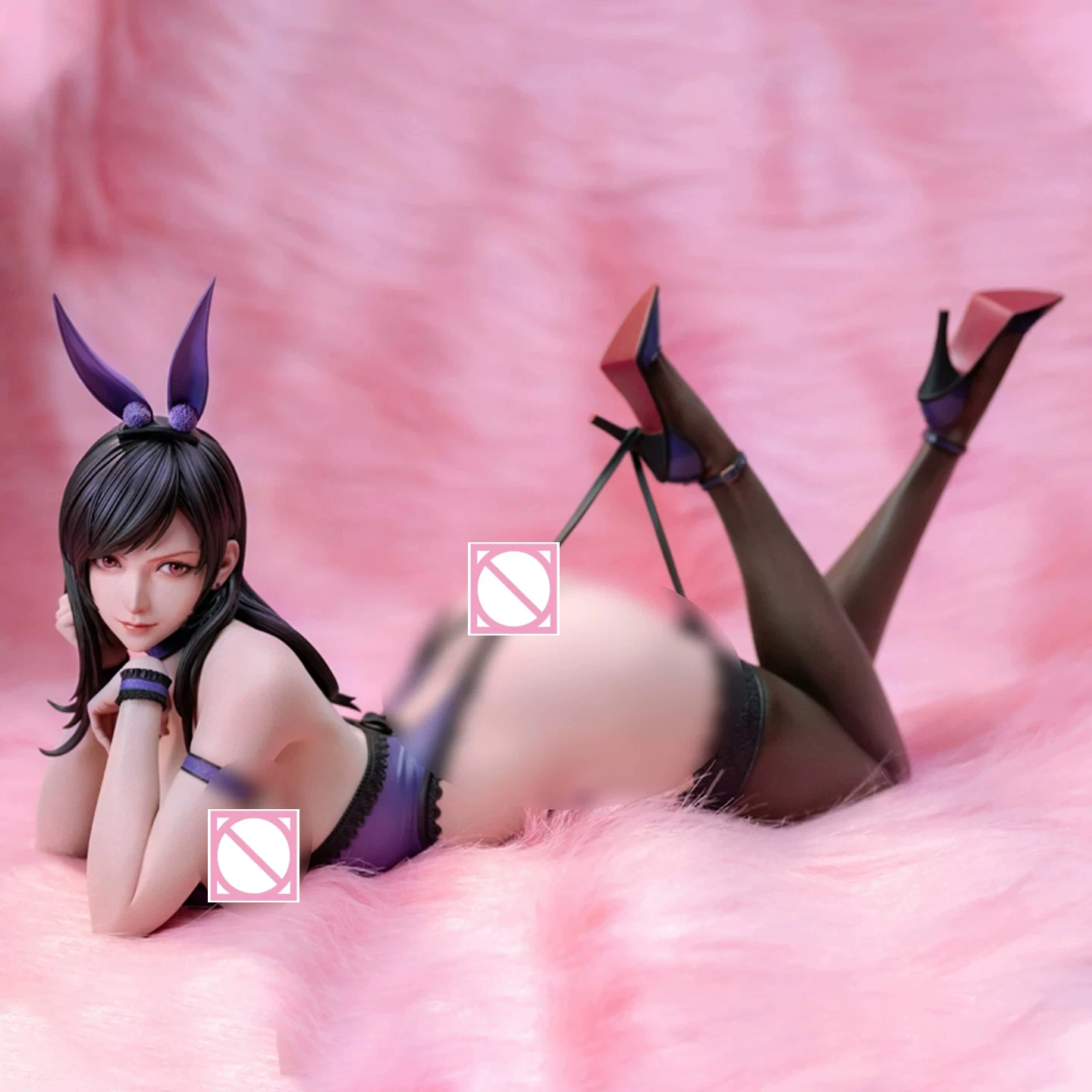 

New Anime Figure Tifa Lockhart Bunny Girl Final Fantasy Prone Pose Collectible Ornament Two Dimensional Beauty Adult Trendy Toy