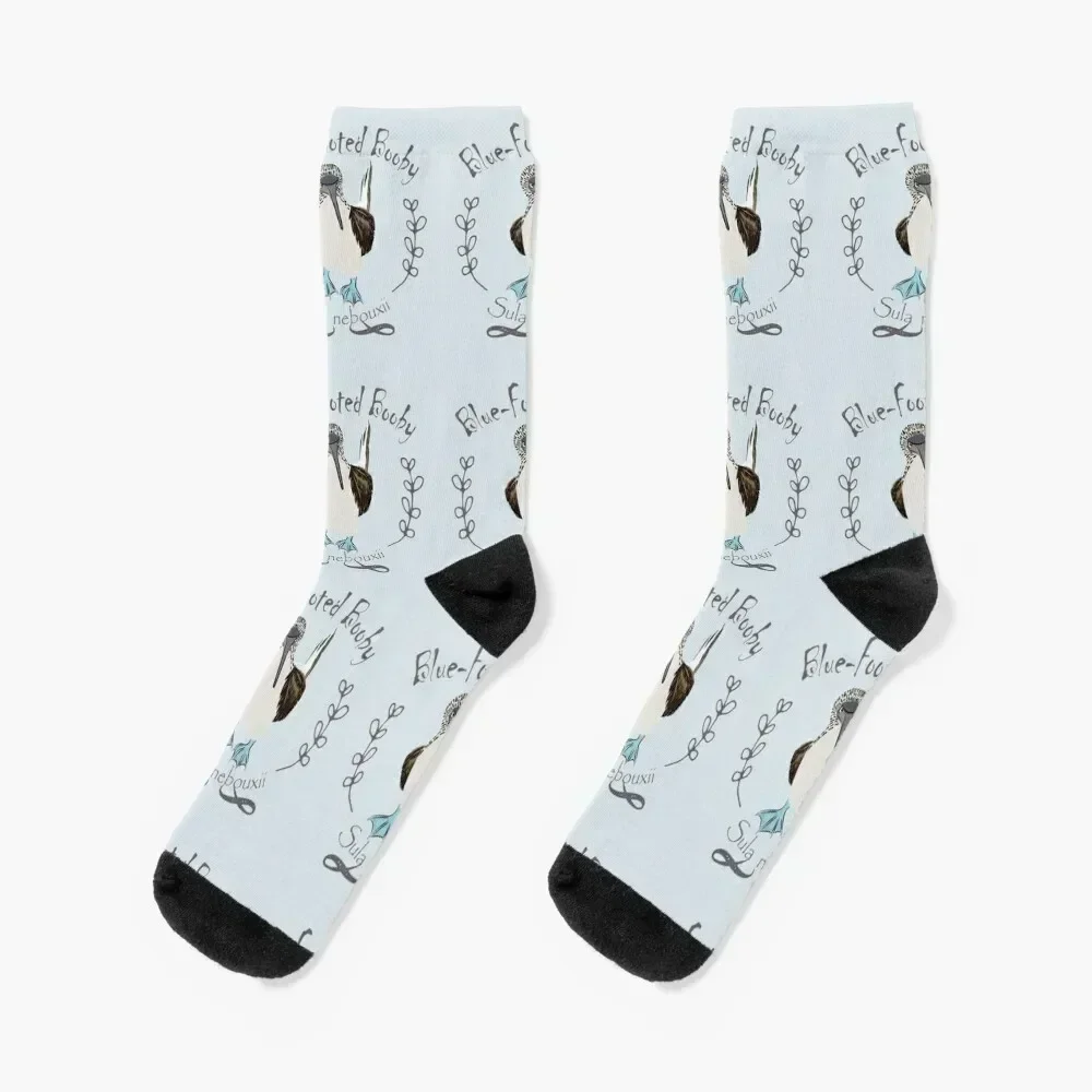 Galapagos Blue-footed Booby Socks aesthetic golf Luxury Woman Socks Men's