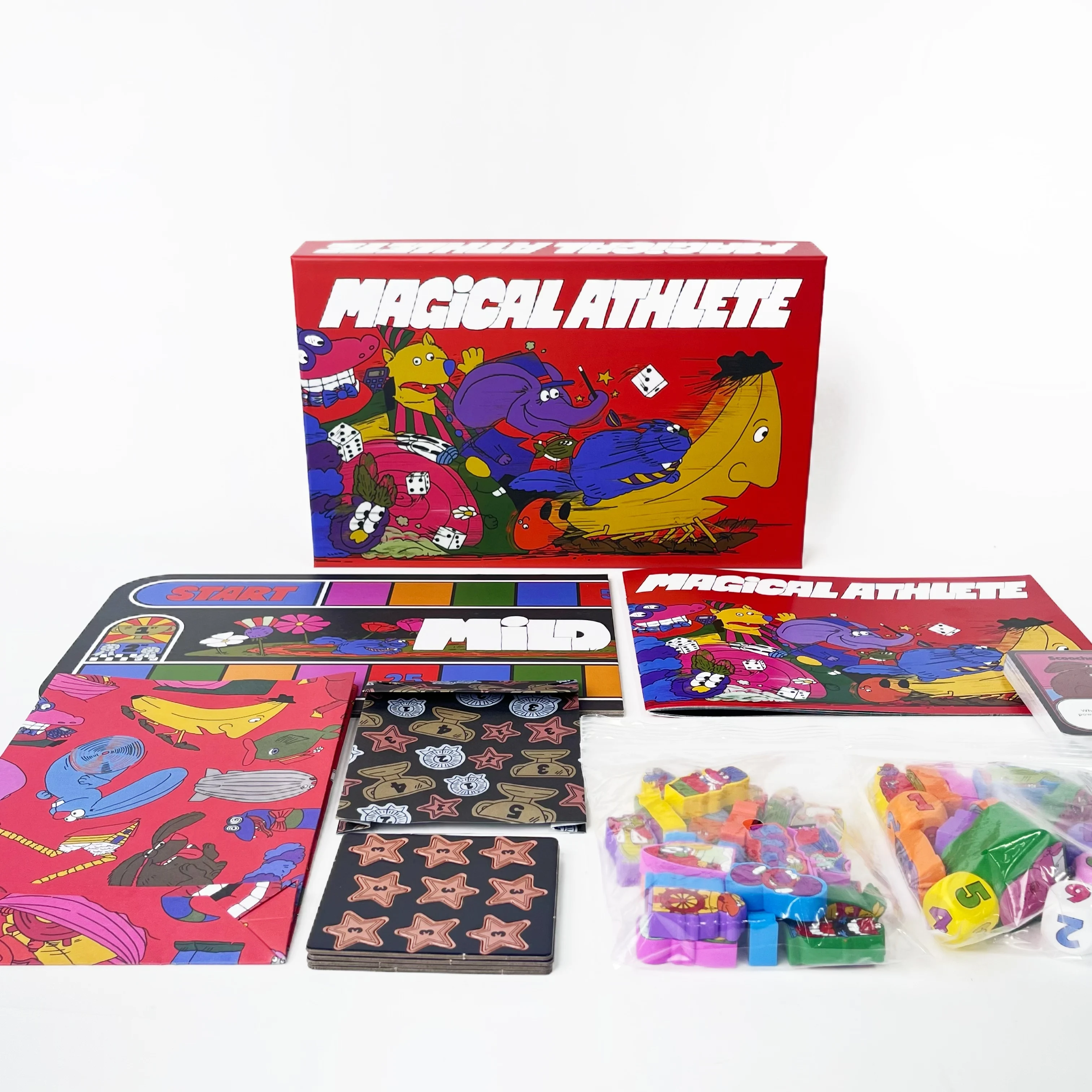 

Настольная игра: Волшебный спортсмен (2025), гоночная игра, веселая игра для вечеринок, расширенное издание в большой коробке, идеально подходит для вечеринок с друзьями.