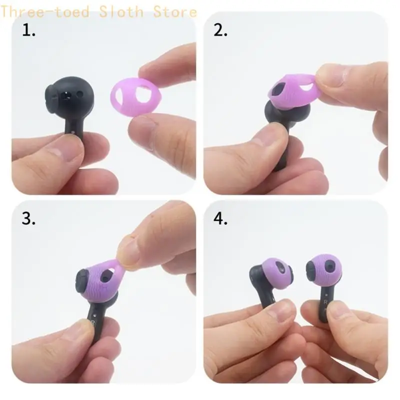 Für EchoBuds 2023 Staubdicht Eartip Kissen Abdeckung Kopfhörer Ohrhörer Anti-Slip Fall E74A – Detail 3