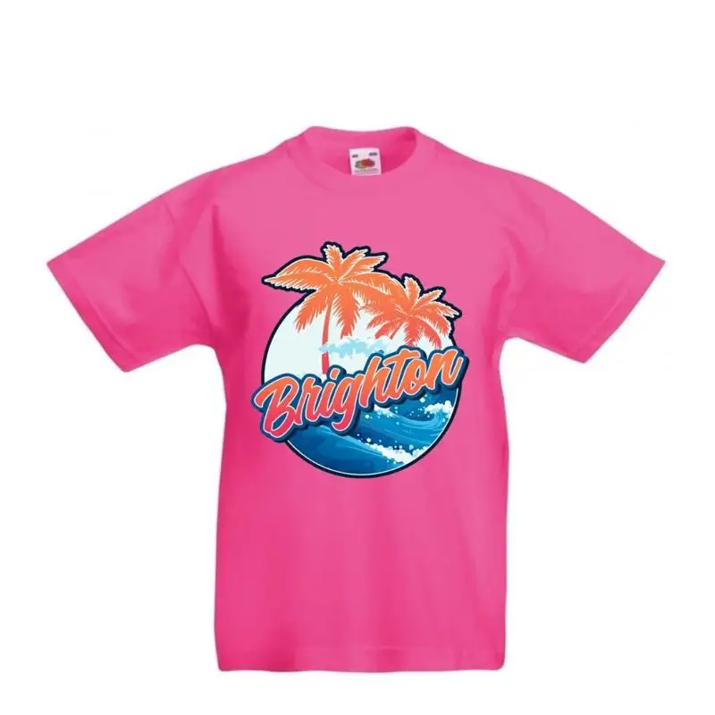 Brighton kid's Tshirt in varying sizes & colours. Can be printed back/front.