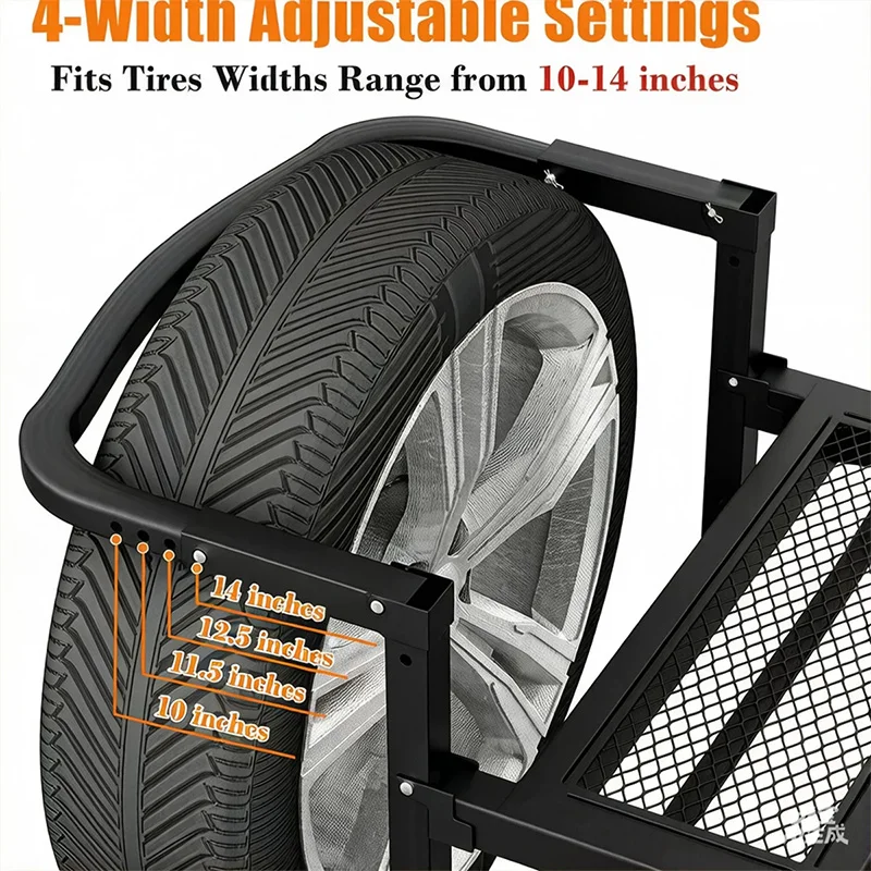 Wheel-Supported Folding Table, Outdoor BBQ Table, Foldable Multifunctional Prep Stand, Storage Rack, Camping BBQ Table
