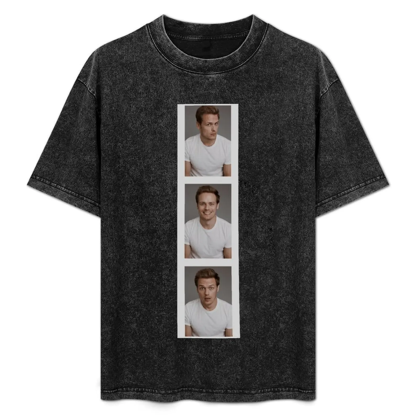 

Sam Heughan T-Shirt T-shirts man Clothing cotton man t-shirts graphic tee shirt Men's t-shirts
