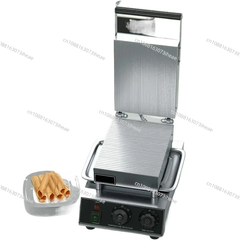 Desktop 220v 220V Ice Cream Egg Pastry Machine Crispy Egg Roll Machine Baked Waffle Cake Baking Pan Crispy Machine Baking Tools
