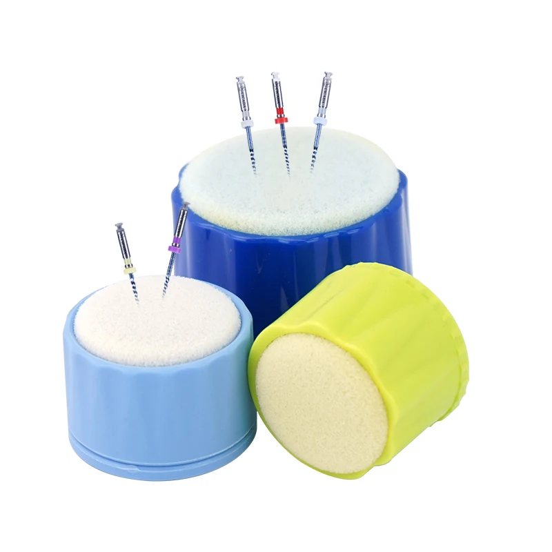 Autoclavable Dental Endo File Clean Drills Block Holder Endodontics File Stand Root Canal Cleaning Table Foam Dentist Instrument