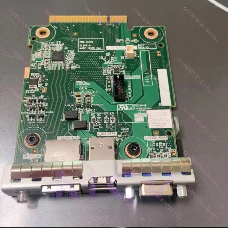 USED Original 2JYMJ 02JYMJ FOR Dell R750 Server Rear I/O VGA USB RJ45 Module