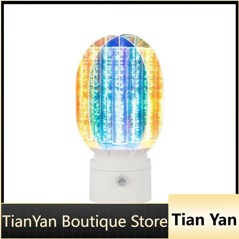 EE1 Popular Creative Rotating Night Light Aurora Light Charging Romantic Atmosphere Light Stepless Dimming Starry Sky