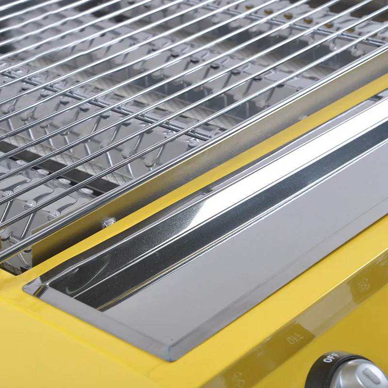 Commercial Fish Roasting Machine Eight-head Gas Grill Liquefied gas BBQ Machine