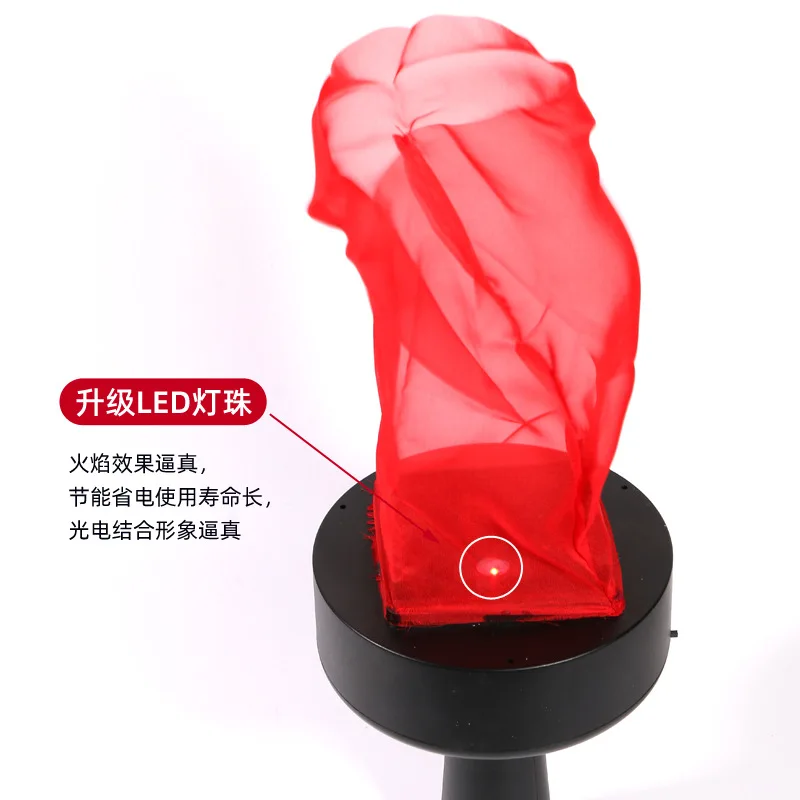 New Simulated Torch Flame Light Handheld Charging Activity Props Party Electronic Torch Light
