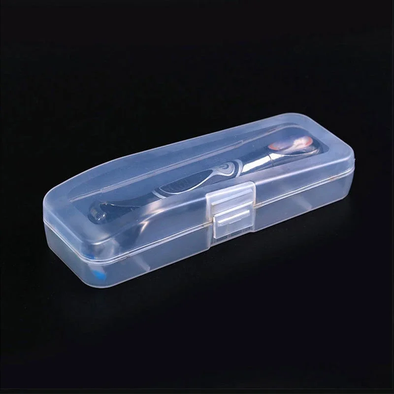 Full Transparent Plastic Case Razor Boxes Men Universal Shaver Storage Box High Quality Handle Box Eco-Friendly PP Shaving Box