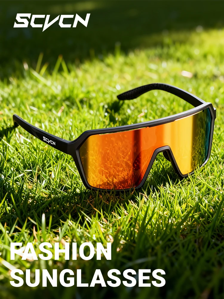 AliExpress SCVCN Hot Photochromic Cycling Glasses MTB Glasses Outdoor Bike Cycling UV400 Eyewear Men Women Bicycle Sports Hiking Sunglasses