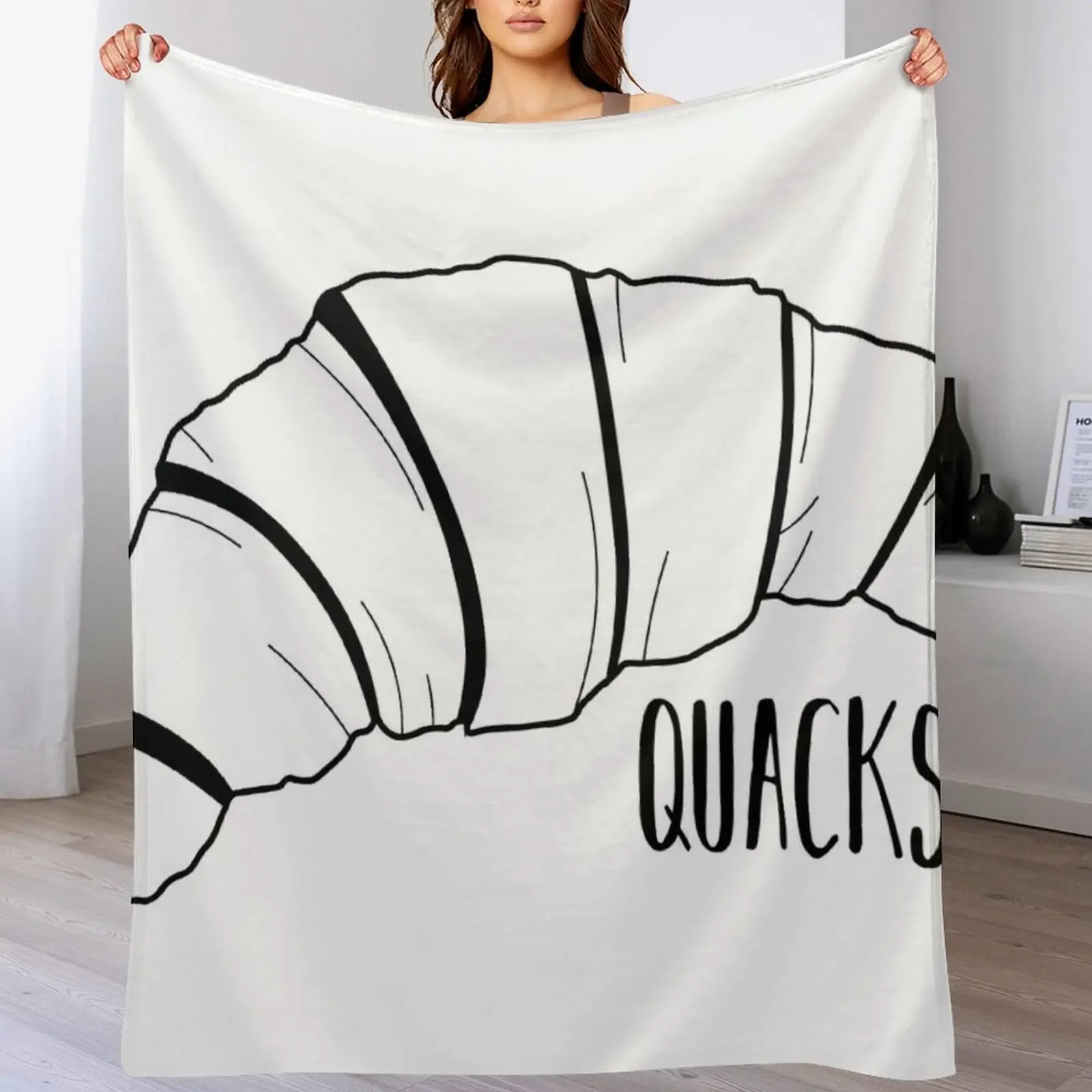 

Quackson Throw Blanket for winter warm for winter Furry Loose Blankets