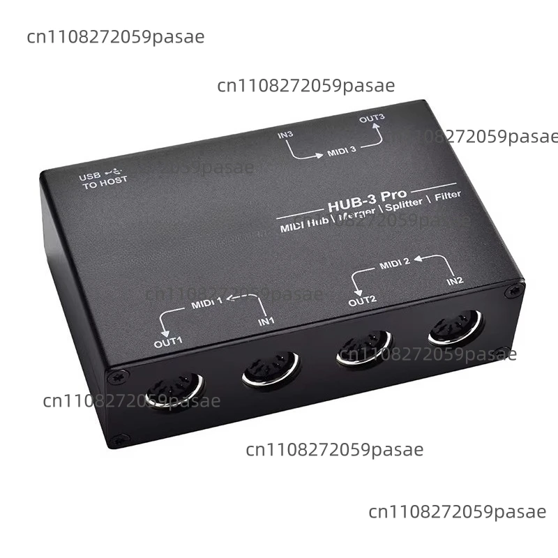 

FOR MIDI 3x3MIDI to USB box supports Windows without driver HUB-3Pro