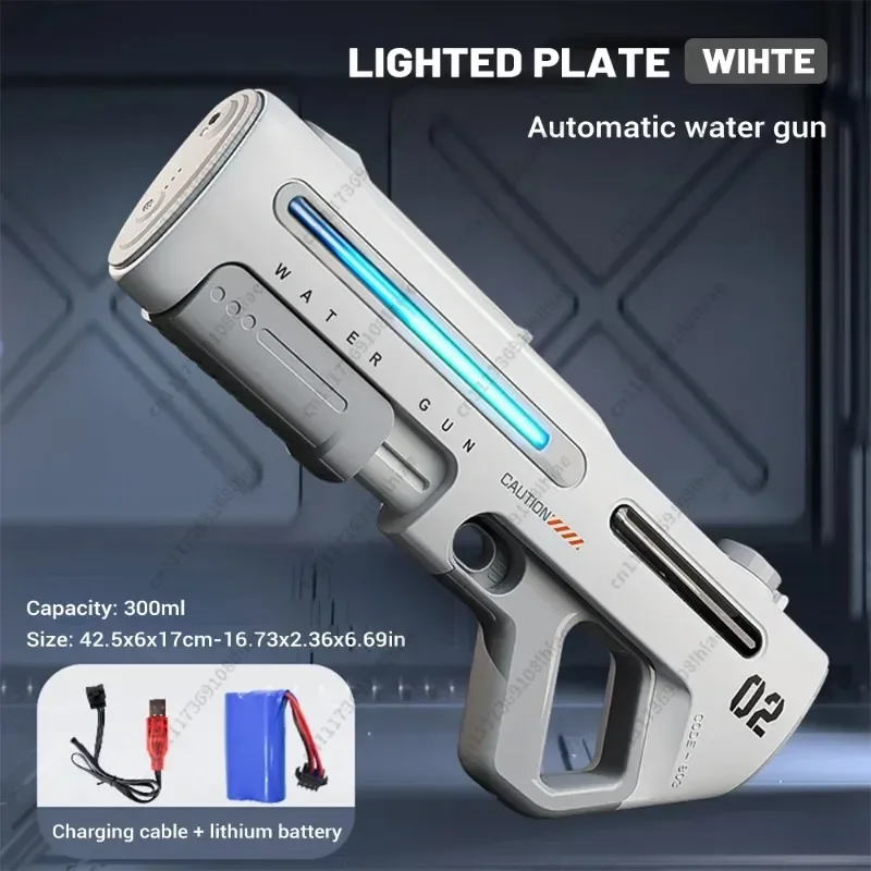 Pool Toy for Boys Summer GiftsElectric Cardboard Cleaning Machine,Pneumatic Wast  Water Guns Automatic Water Spray High Capacity