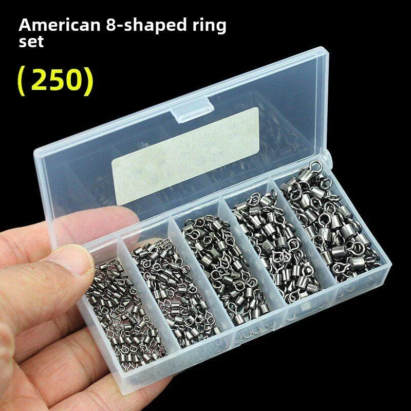 高速アメリカンリングセット強化ピンコネクタ釣り道具小物アクセサリー旅行用収納オーガナイザー釣り用ルアー