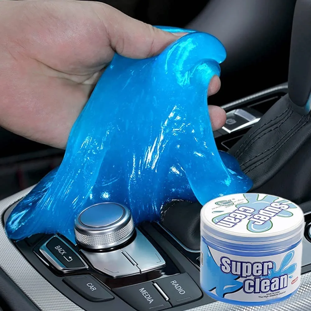 

Car Wash Interior Car Cleaning Gel Slime for Cleaning Machine Auto Vent Magic Dust Remover Glue Computer Keyboard Dirt Cleaner