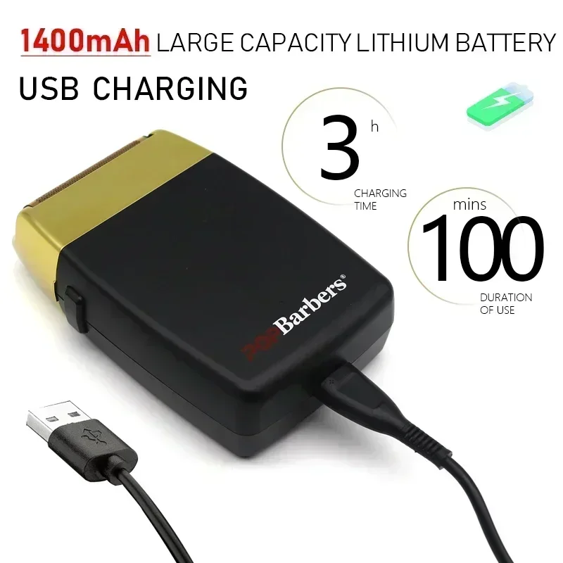 11000 RPM POP Barbieri P620 Tagliacapelli elettrico professionale da uomo Rasoio a doppia lamina Rasoio elettrico USB Macchina per tagliare i capelli