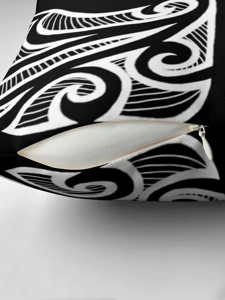 maori tribal tattoo Throw Pillow luxury decor Ornamental Pillow pillow