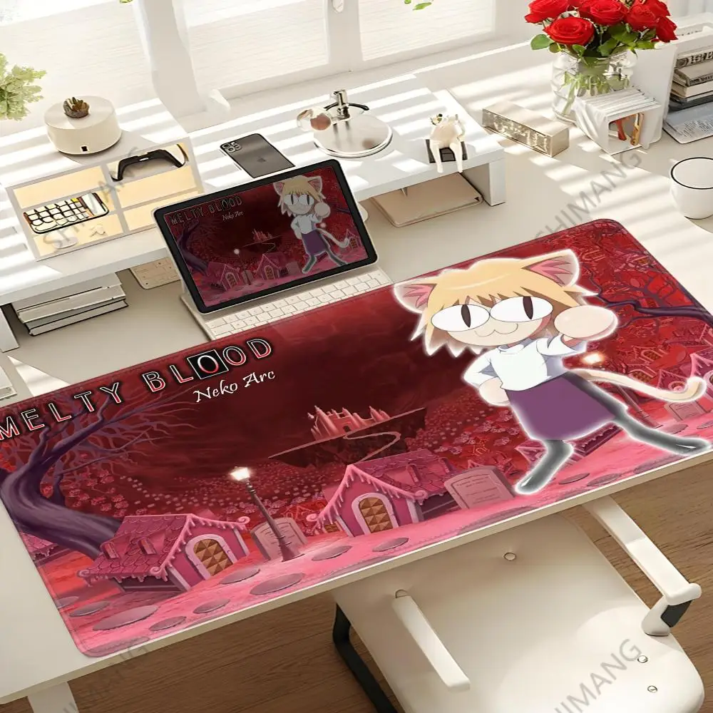 Neco-arc Gamer Cabinet Mouse Pad Anime Gaming Accessories Rubber Keyboard Office Tables Computer Desk Mat Carpet Mousepad