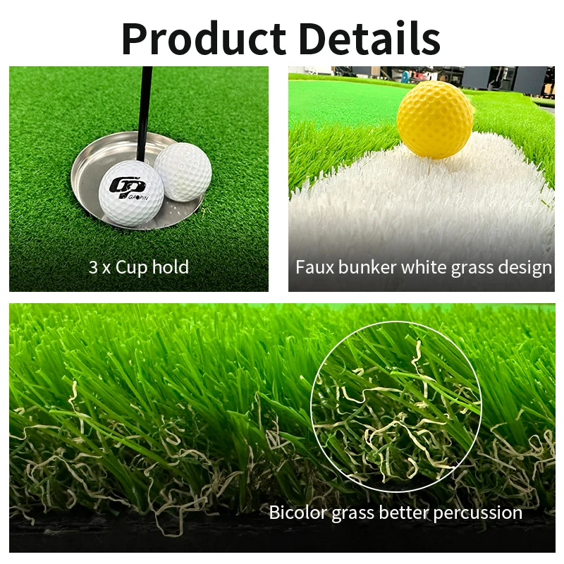 GP Large OEM Golf Mat Practice Putting Green Mat Outdoor And Indoor Putting Green Game Gift Party Home Used