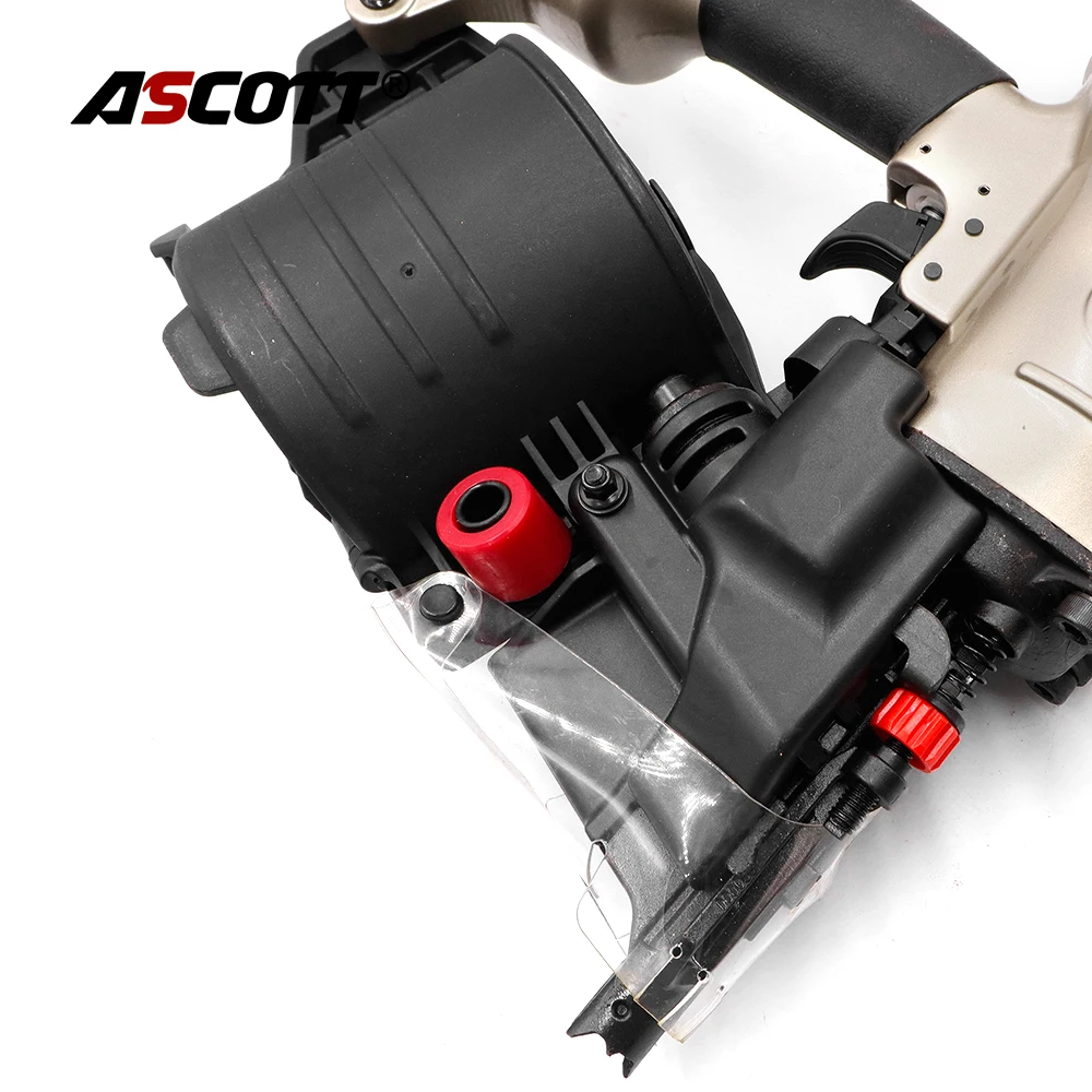 Pneumatic Coil Nailer CN90B Heavy-duty Pallet Nailing Machine 2 inch to 3-9/16 inch for Making Crate,Frame,Siding,Board Sheathe