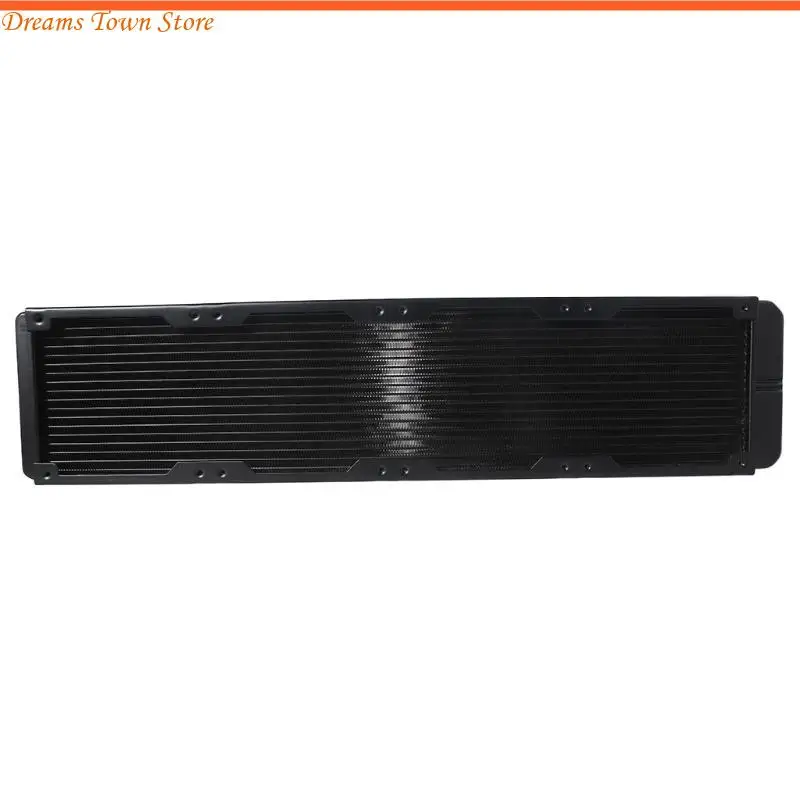 HX6A PC อลูมิเนียมหม้อน้ำระบายความร้อนน้ำ 18 หลอดเครื่องแลกเปลี่ยนความร้อนกระจายความร้อนอย่างรวดเร็ว