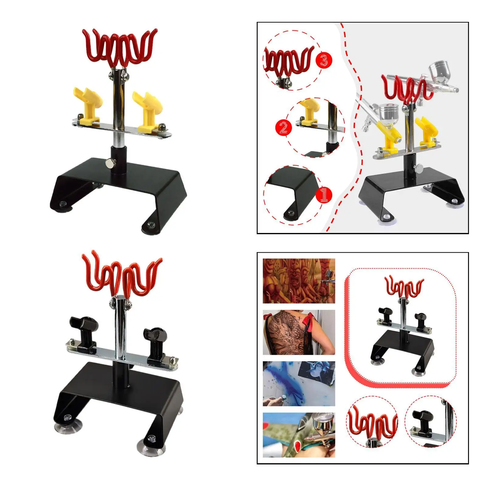 

Airbrush Holder Station Airbrush Stand for Desktop Model Coloring Accessories