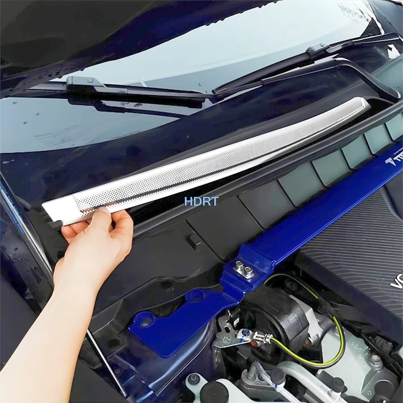 

For Nissan Pathfinder 2024 + Car Styling Front Hood Engine Compartment Air Intake Dust Cover Head Insect Screen Net Accessories